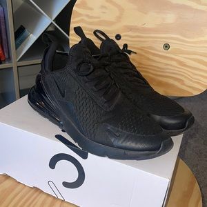 Nike Air Max 270 React. All black.